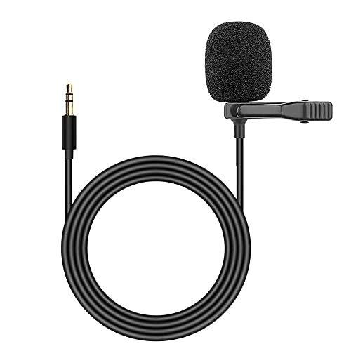 Inefala Car Microphone 3.5mm, Car Radio Mic Replacement for Car Stereo Bluetooth