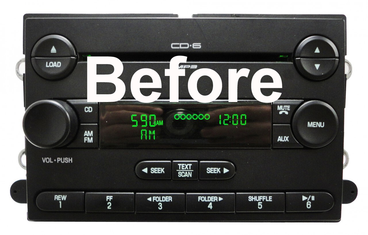 For 2004-2008 Ford F150 Dash Radio Stereo GPS Head Unit Apple CarPlay bt +Camera