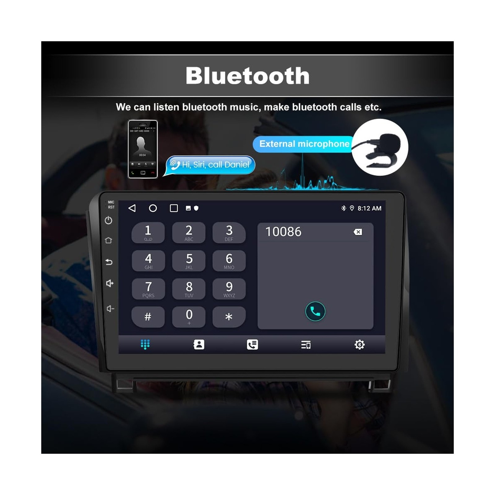 Android 13 Car Stereo for Toyota Tundra 2007-2013 Sequoia 2008-2018, 10.1 inc…