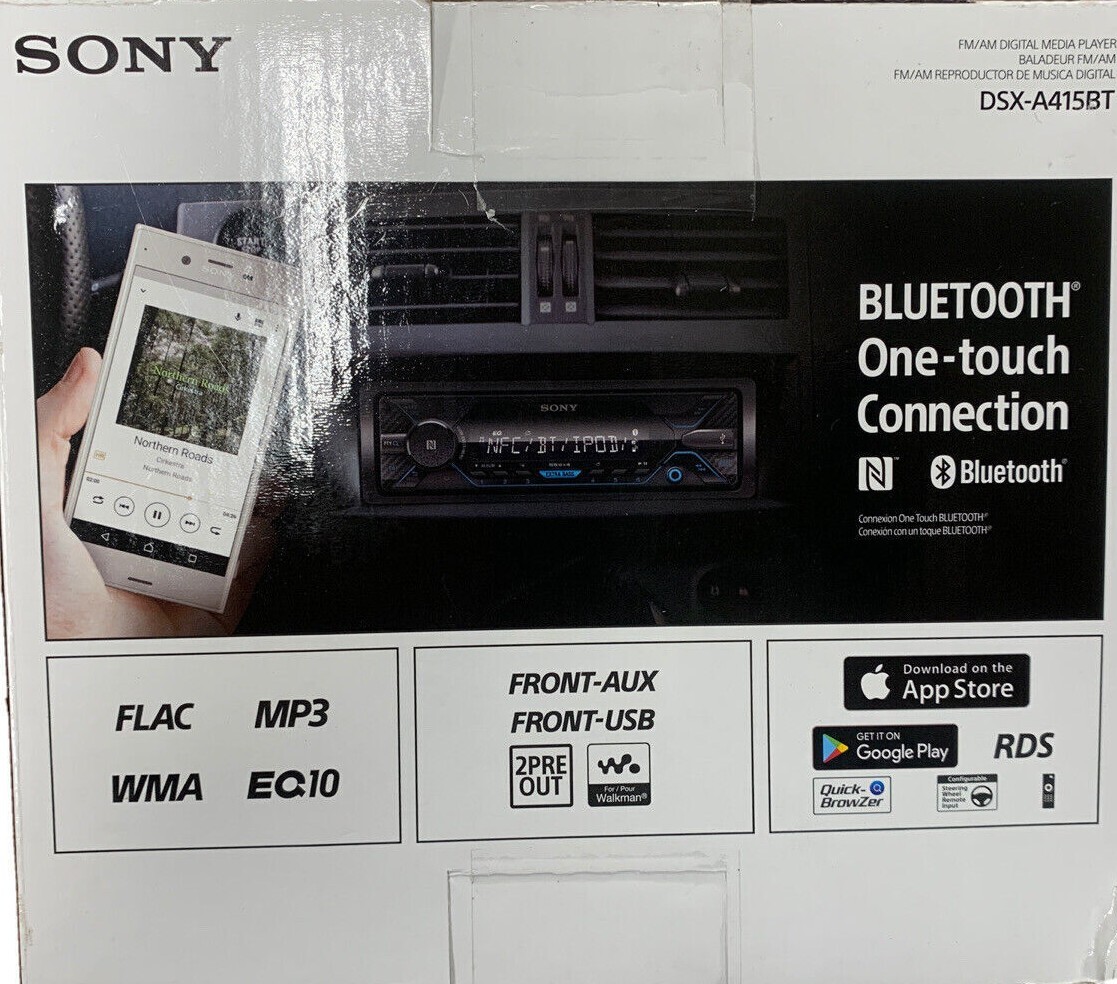Sony DSX-A415BT Bluetooth Media Android iPhone Pandora AM FM XM USB Aux 55w x4ch