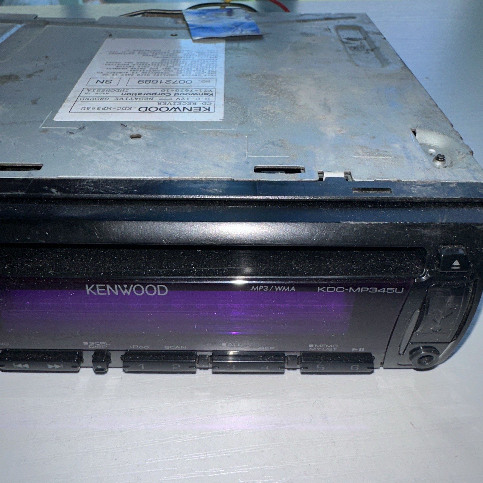 #Z24- kenwood KDC-MP345U radio car