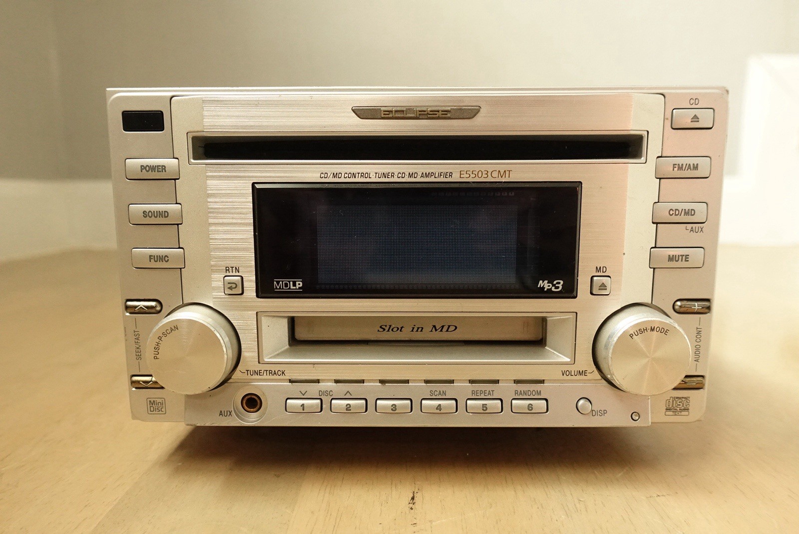 Eclipse E5503CMT.Hi End CD/MD/Aux Player. Copper Chassis.