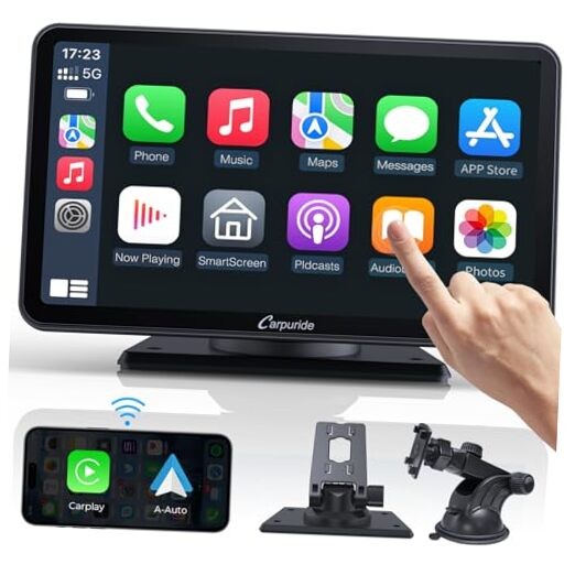Portable Wireless CarPlay Screen for Car- 7 Inch Car Play Screen 7 inch
