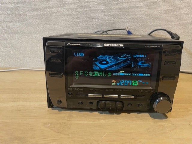 Pioneer Carrozzeria FH-P888MD 2Din Car Audio CD/MD Player Receiver Tested