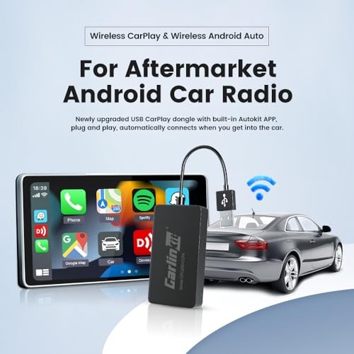 Wireless CarPlay & Wireless Android Auto,Built-in APK App,for Car with