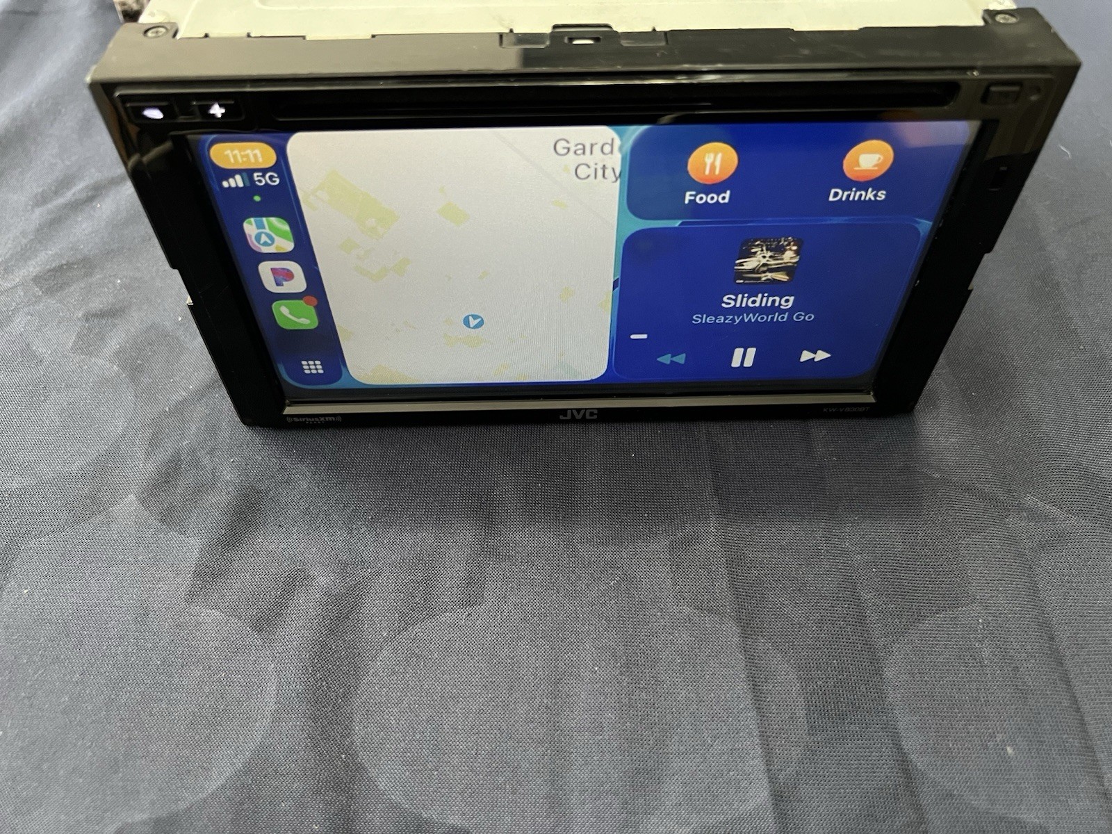 ⭐️Pre-Owned,TESTED⭐️ JVC APPLE CARPLAY|BT|USB|CD|DVD|AM/FM-(KW-V830BT)