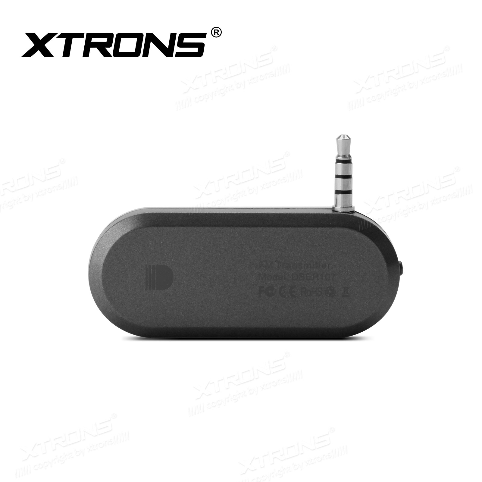 Wireless FM Transmitter Mini AUX Adapter 3.5mm Jack For Car Stereo Radio MP3/MP4