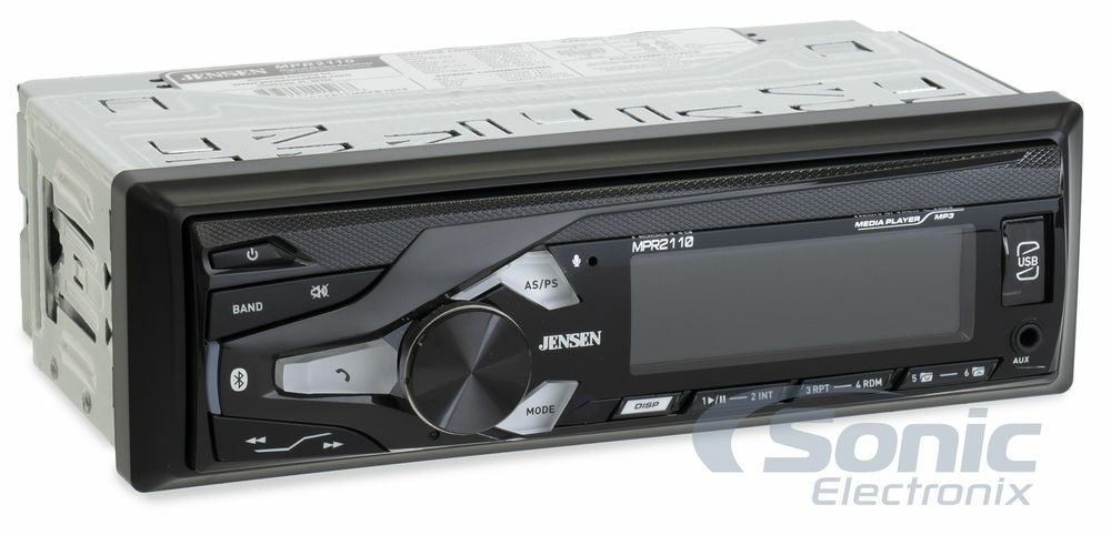 Jensen MPR2110 Single DIN Digital Media Receiver with Bluetooth
