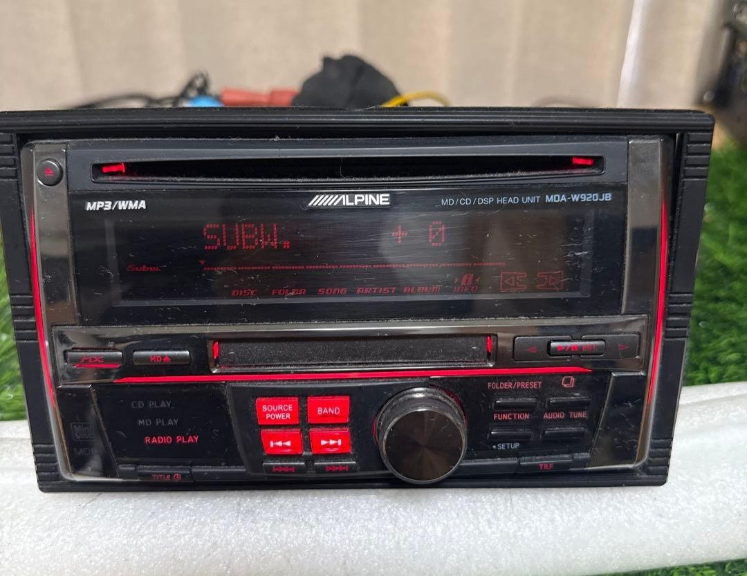 ALPINE MDA-W920JB Mini Disc MD/CD Player Car Stereo DSP/MD/CD head unit Japan
