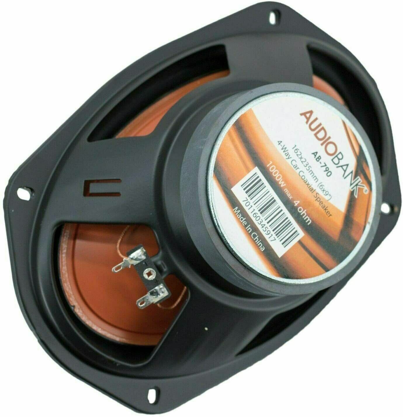 Audiotek Car Stereo Bluetooth CD Receiver + 2x Audiobank 6″x9″ Coaxial Speakers