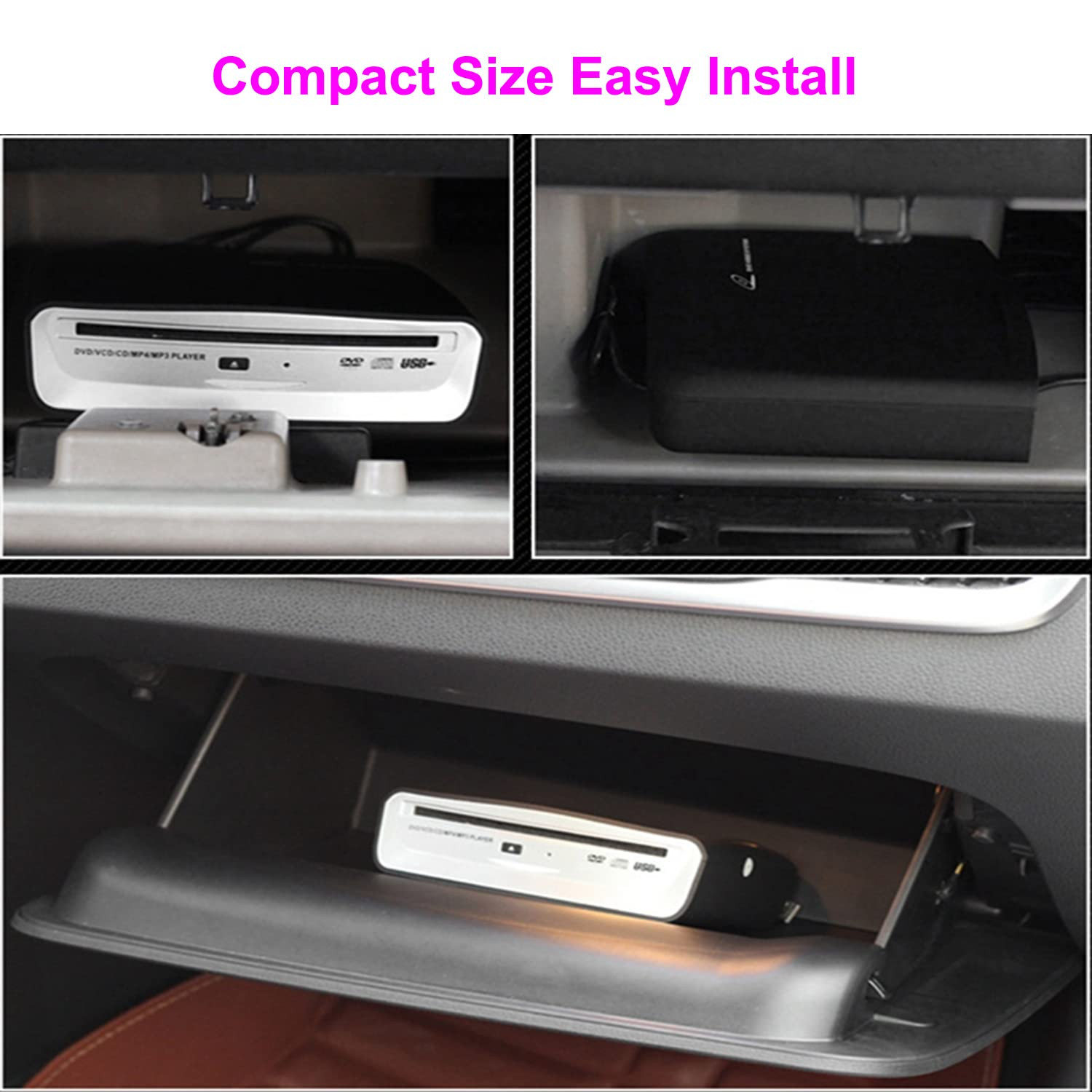 External Car Universal CD Player Machine, Vehicle External USB CD Player for …