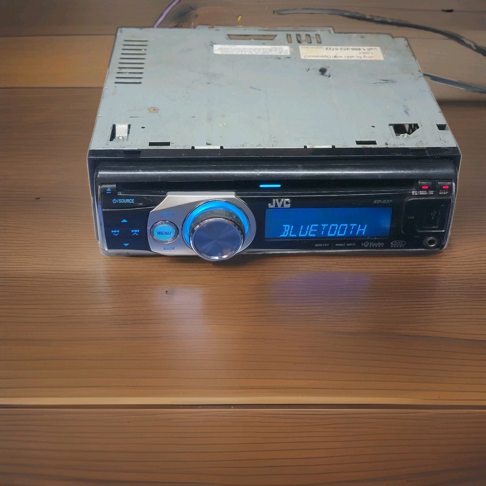 JVC KD-S37 CD/USB/AUX Car Stereo- Fully Tested
