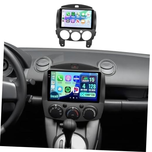 4G+128G Android 15 Car Stereo for Mazda 2 2007-2014 4+128G+incell screen