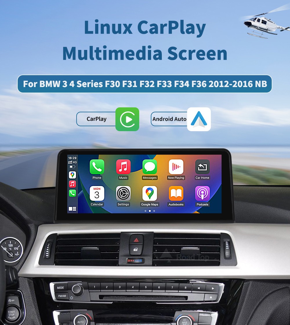 CarPlay Linux Touch Screen For BMW 3 4 Serie F30 F31 F32 F33 F34 F36 2012-2016