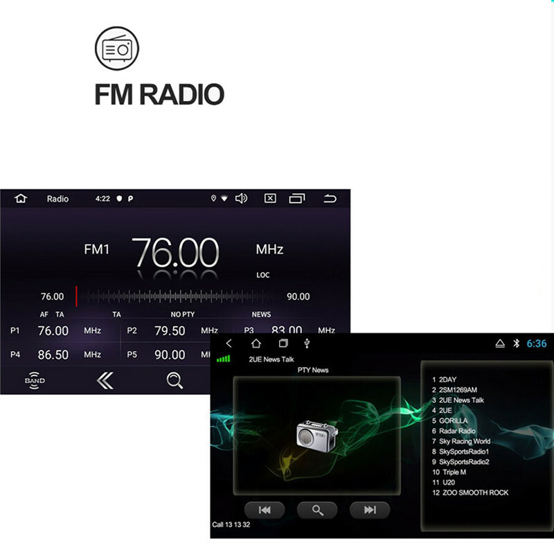 Android Car Radio 7″ Quad Core Wifi Bluetooth Video Audio Multimedia for Grand