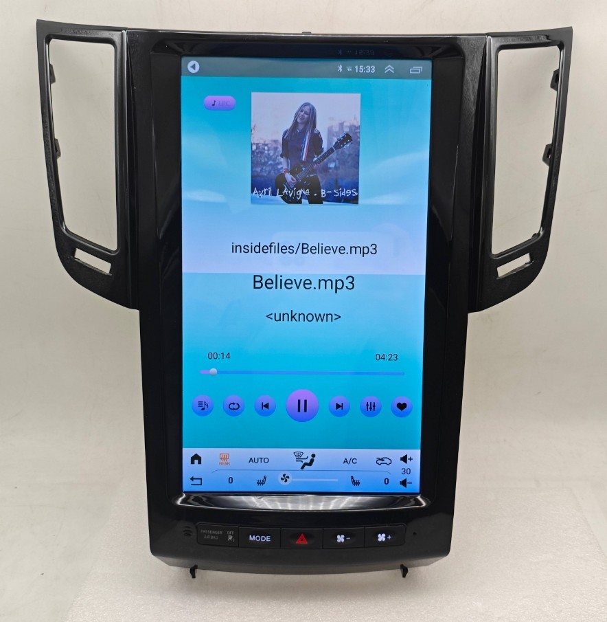 USED Car Radio CarPlay GPS 128G For Infiniti FX25/35/37/50 2007-13 QX70 2013-19