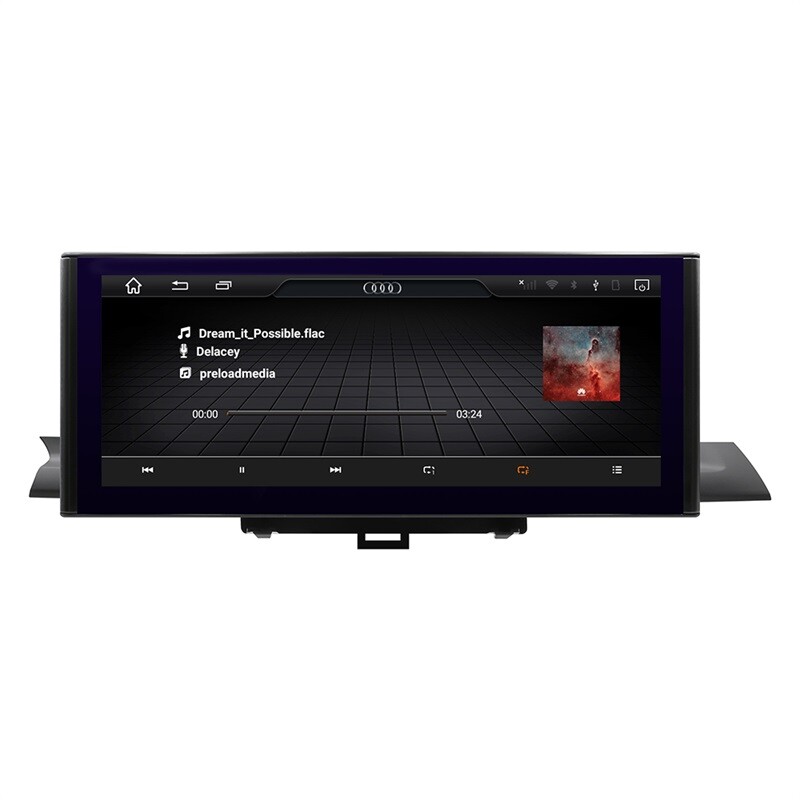 12.3″ For Audi A4L 2017-2021 Car Stereo Radio GPS Carplay WiFi 4+64G Android 14