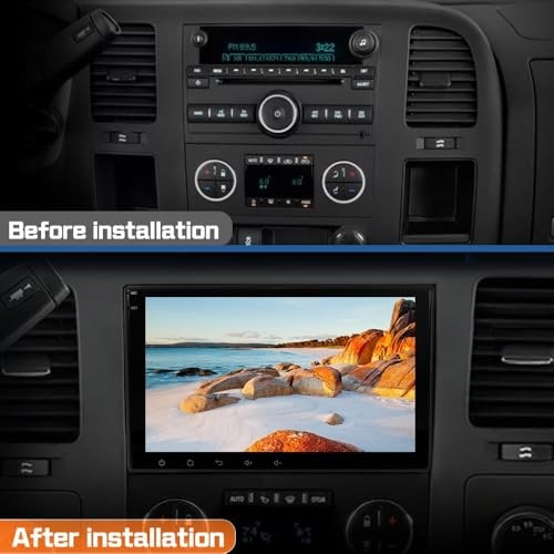 4Core 64GB ROM Car Radio Stereo for Chevy Silverado Tahoe GMC Sierra 2GB+64GB