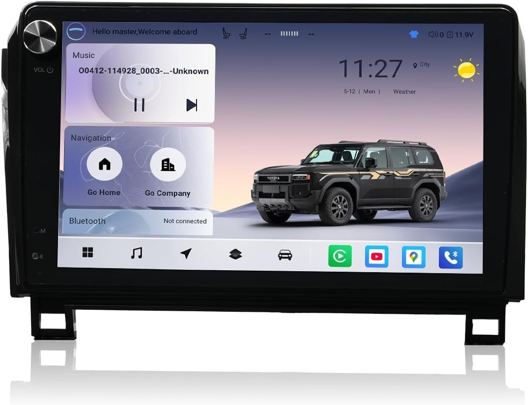 Firstnav Car Radio for Toyota Tundra 2007-2013 10.2″ QLED Bluetooth 5.0 CarPlay