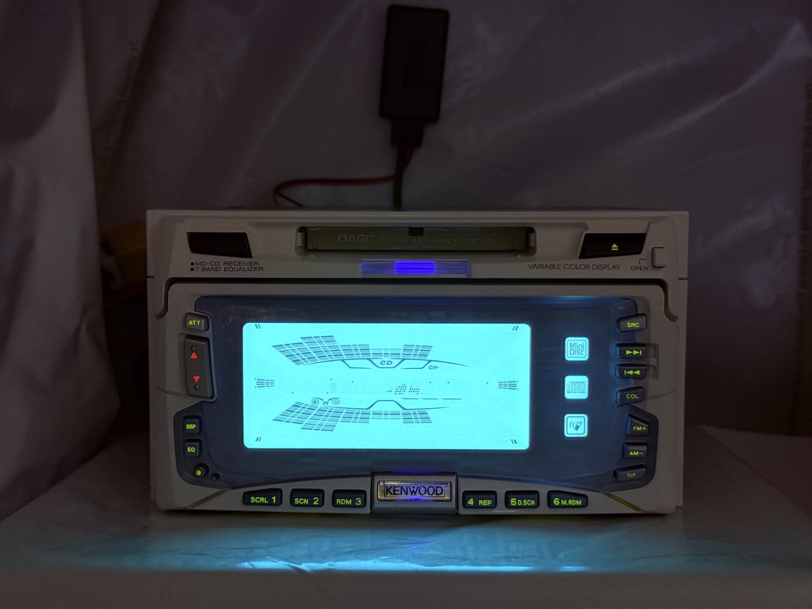 KENWOOD DPX-7170MDi White 2DIN CD MD Player JDM w/ External Bluetooth Japan