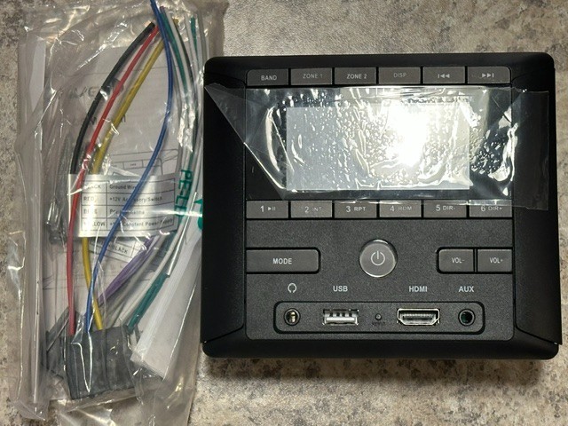 Drive BT105 AM/FM Bluetooth RV Stereo Radio Aux-in HDMI 4-Channel 2 Zones USB