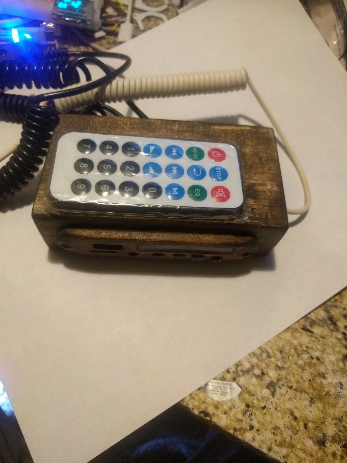 handmade Bluetooth Car  MP3 Player USB SD/AUX-IN/FM Radio Stereo