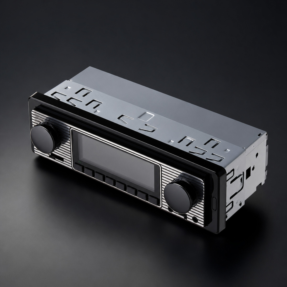 Retro Classic Car Stereo Bluetooth FM Radio MP3 USB AUX SD Single DIN Handsfree
