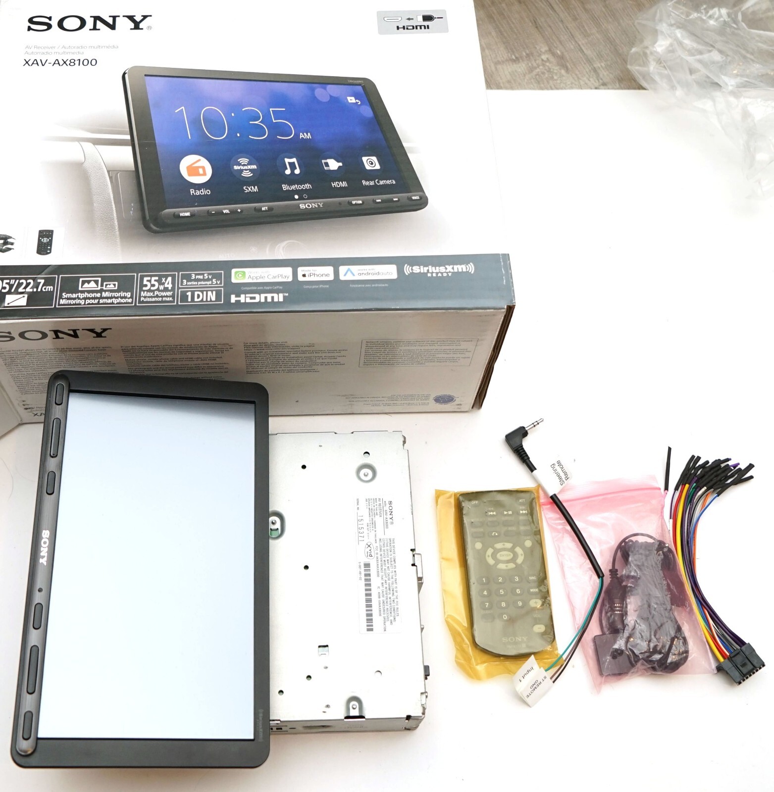 SONY Mobile XAV-AX8100 8.95″ Media Receiver Car Audio in-Dash Unit XAVAX8100