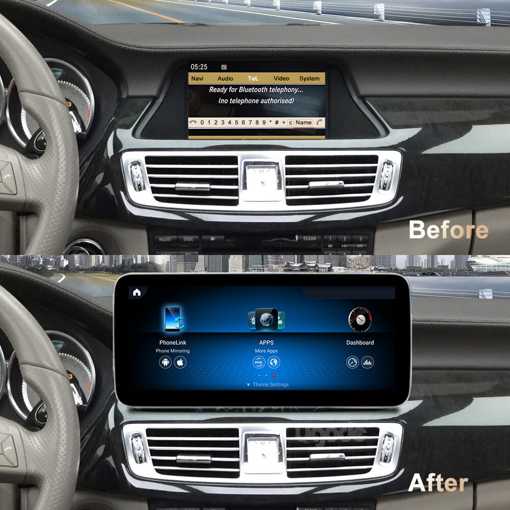 Ugode 12.3inch Android Screen 8+128GB Stereo Mercedes Benz CLS W218 2010-2012