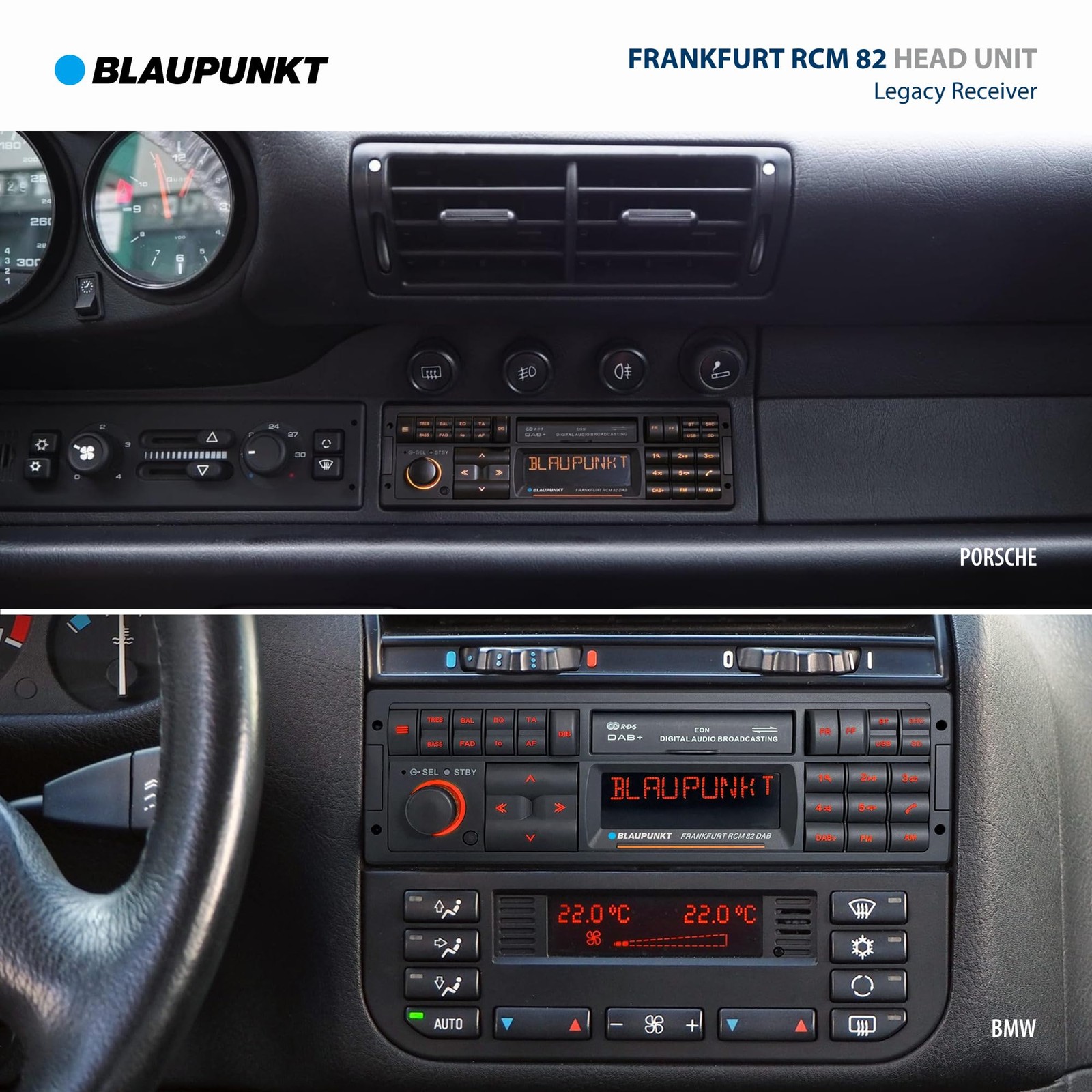BLAUPUNKT Frankfurt RCM 82 DAB Radio with Bluetooth – Black