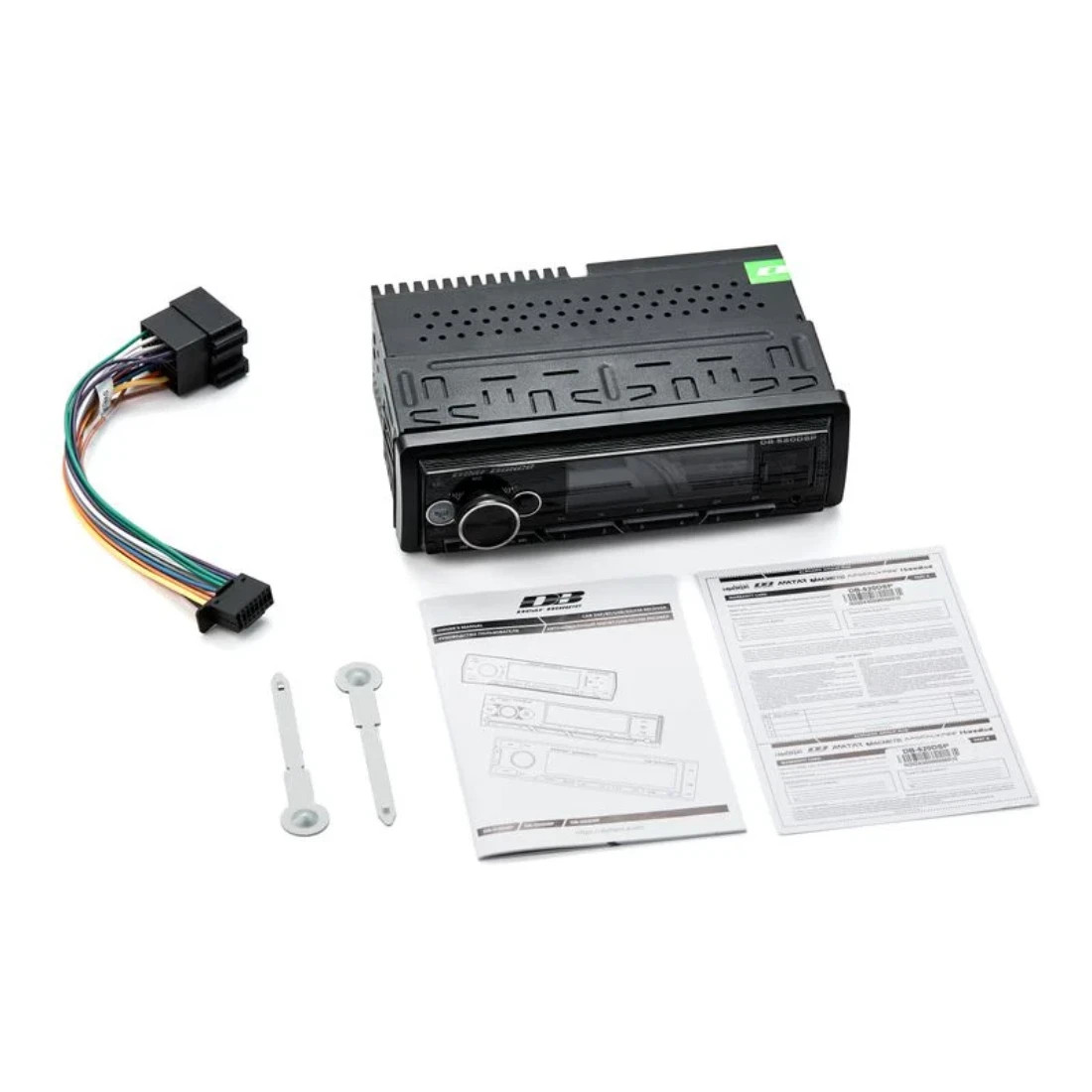 Deaf Bonce DB-520DSP 1-DIN MP3/USB/AUX/AM/FM Bluetooth Car Stereo Receiver Black