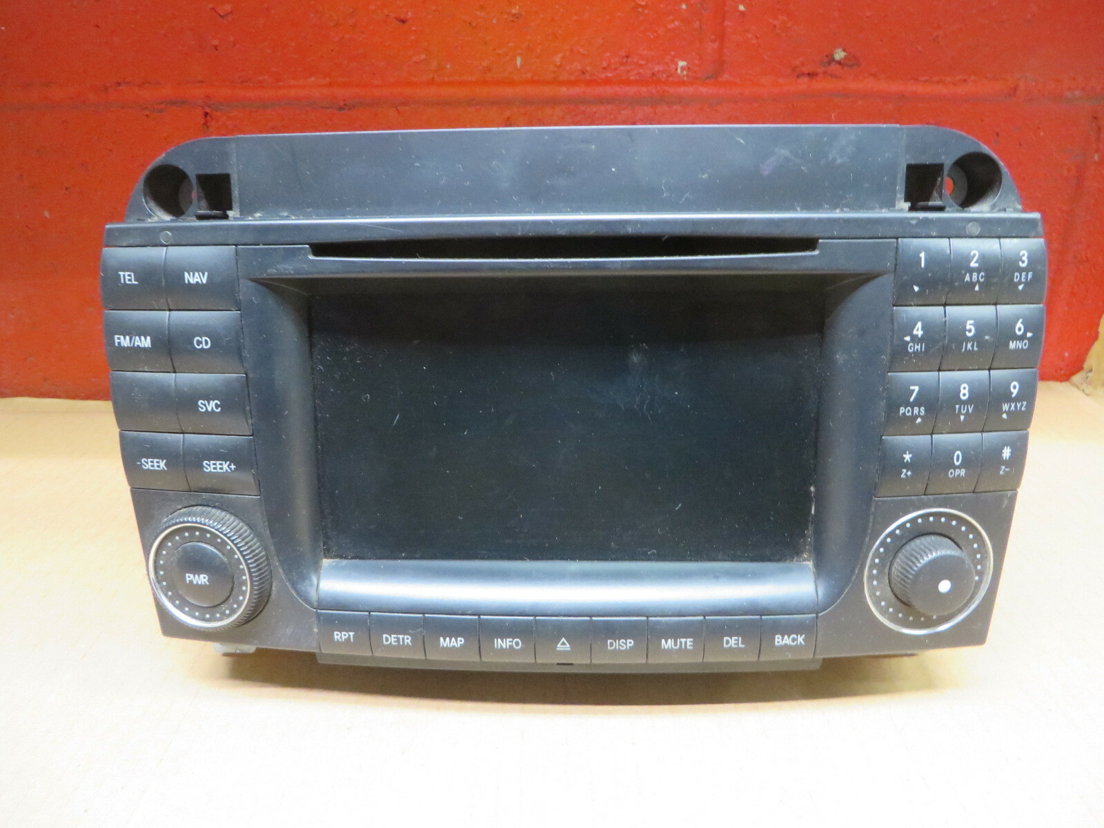 MERCEDES BENZ S CLASS 03 NAVIGATION RADIO AUDIO FACTORY UNIT OEM # A2208205989