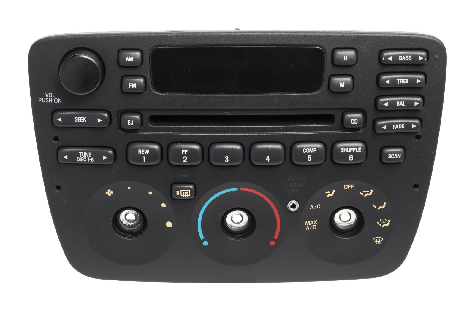 2000 2001 2002 2003 2004 Ford Taurus AM FM CD Radio w Auxiliary 3.5mm mp3 Input