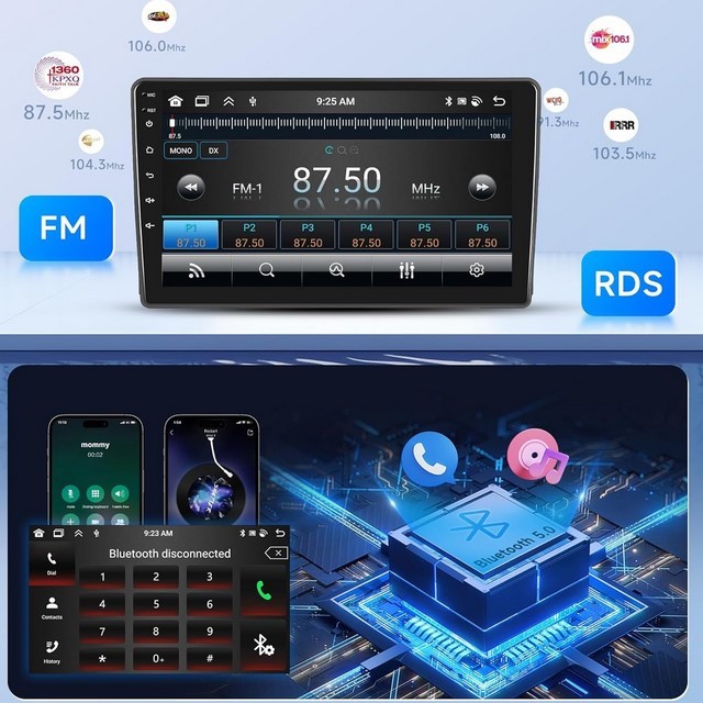 Ford Transit 2009-2016 Radio Apple CarPlay Andriod Auto Focus 2005-2008