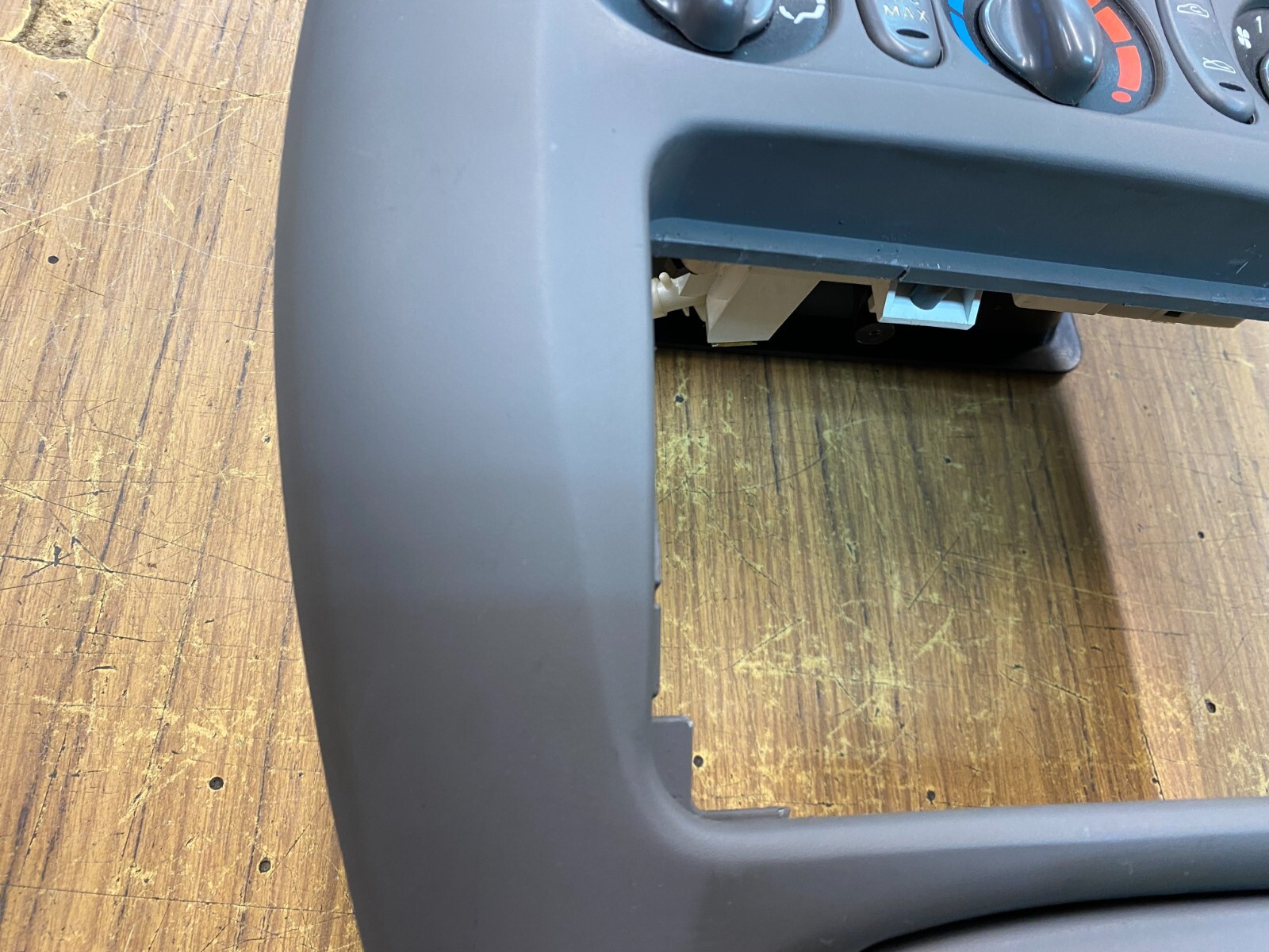 Ford Falcon AU S1 Dash A/C Stereo Control Surround Grey