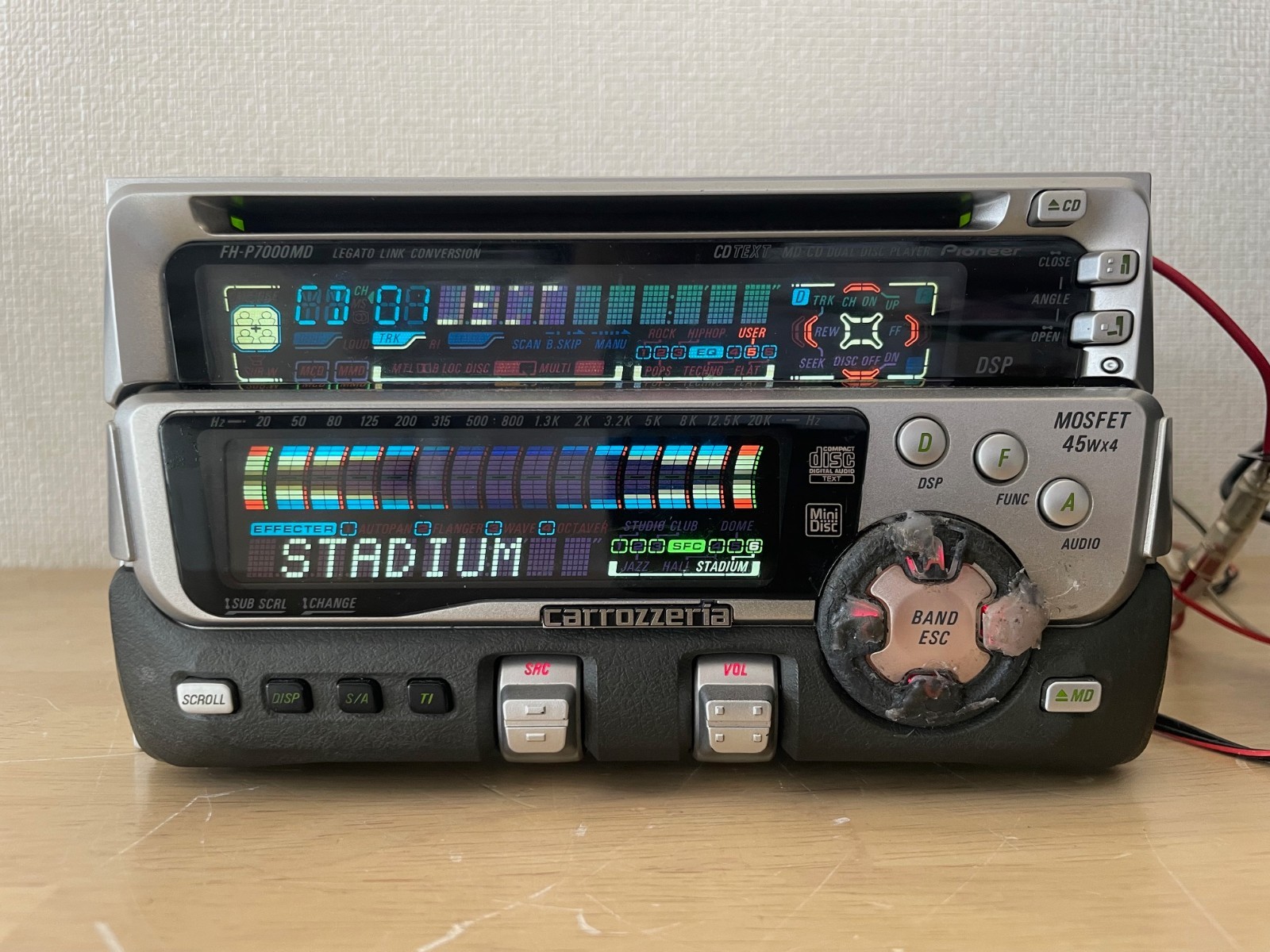 Pioneer Carrozzeria FH-P7000MD 2Din Car Audio MD CD Player