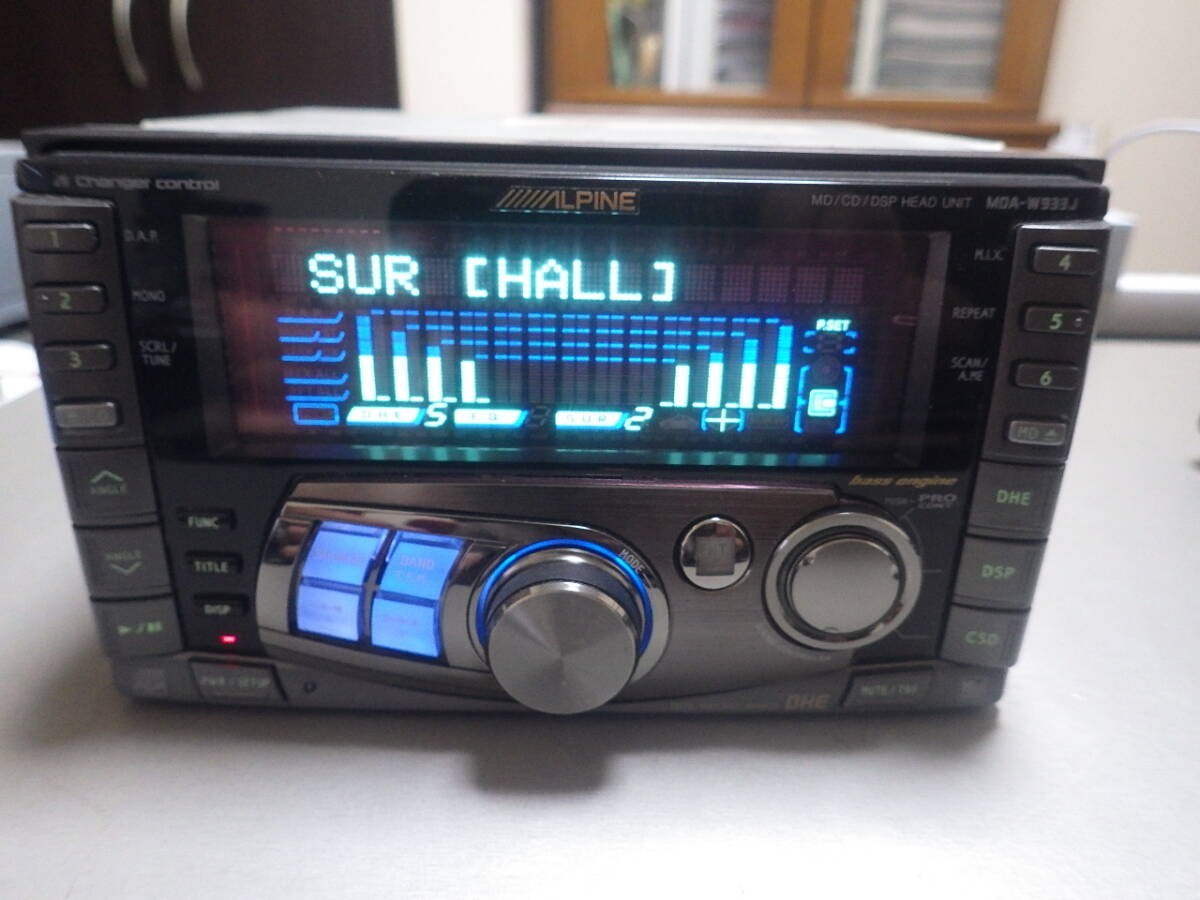 ALPINE MDA-W933J Audio CD & MD MiniDisc Player