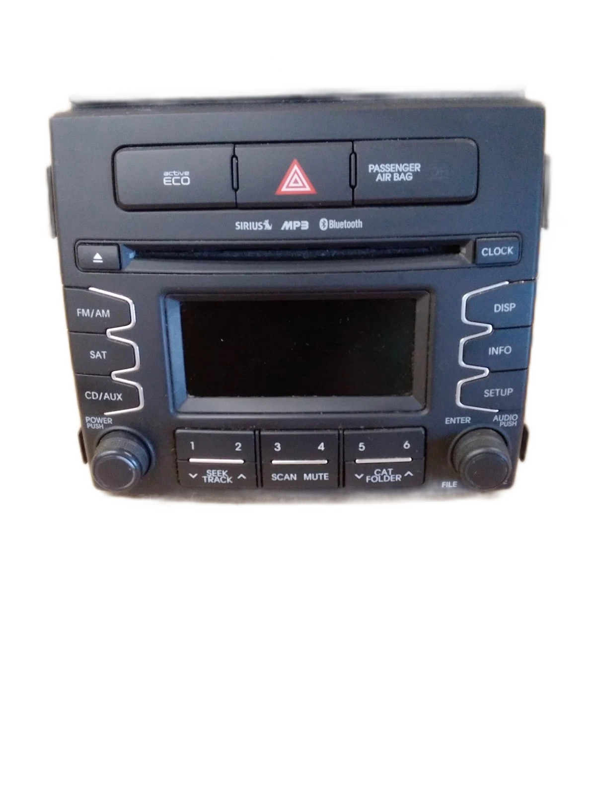 2012–2013 Kia Soul AM/FM/CD/Satellite Radio Head Unit (6-Speaker System)
