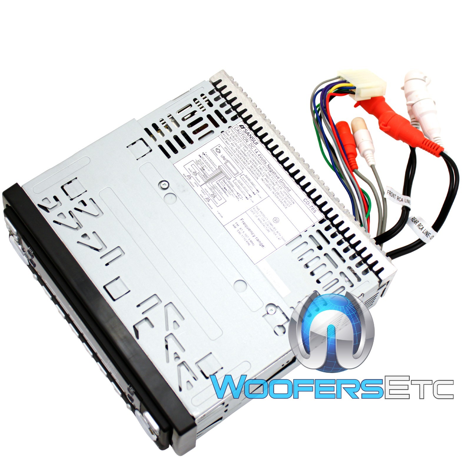 POWER ACOUSTIK PCX-5F 5-FARAD DIGITAL CAP STEREO SUBWOOFER AMPLIFIER CAPACITOR
