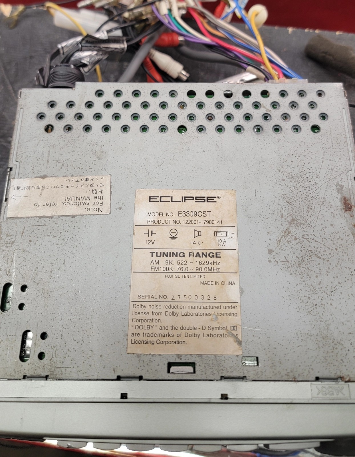 Eclipse E330CST E3309CDP DSP cd/cassette Player Equalizer Japan