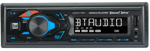 New Dual Electronics XDM17BT Single DIN Car Stereo