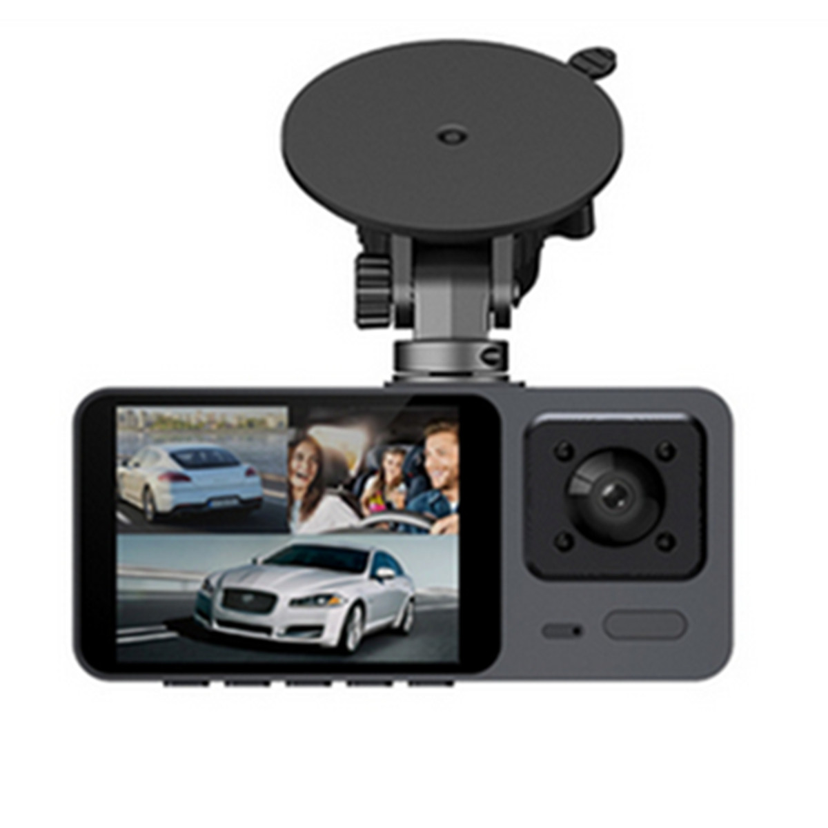 Car DVR Dual Lens Dash Cam Recorder WiFi G-Sensor Front Rear Camera Camcorder