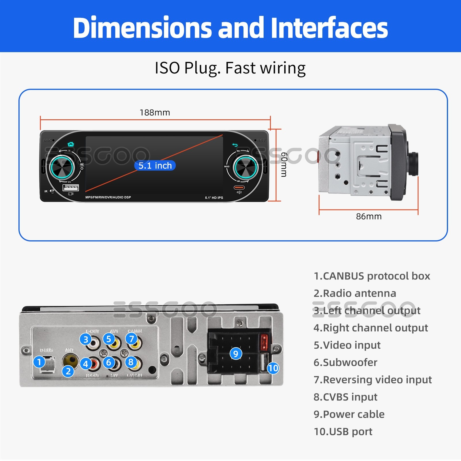 8K UHD Android 13 4+32GB 5G WIFI BT USB Smart TV Box Quad Core 3D Media Player