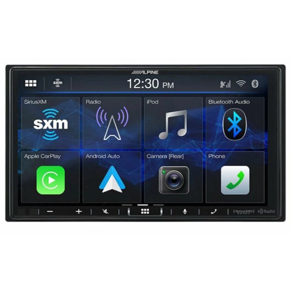 Alpine ILX-407 7 Inch 2 DIN Digital Media With Backup Bullet Camera