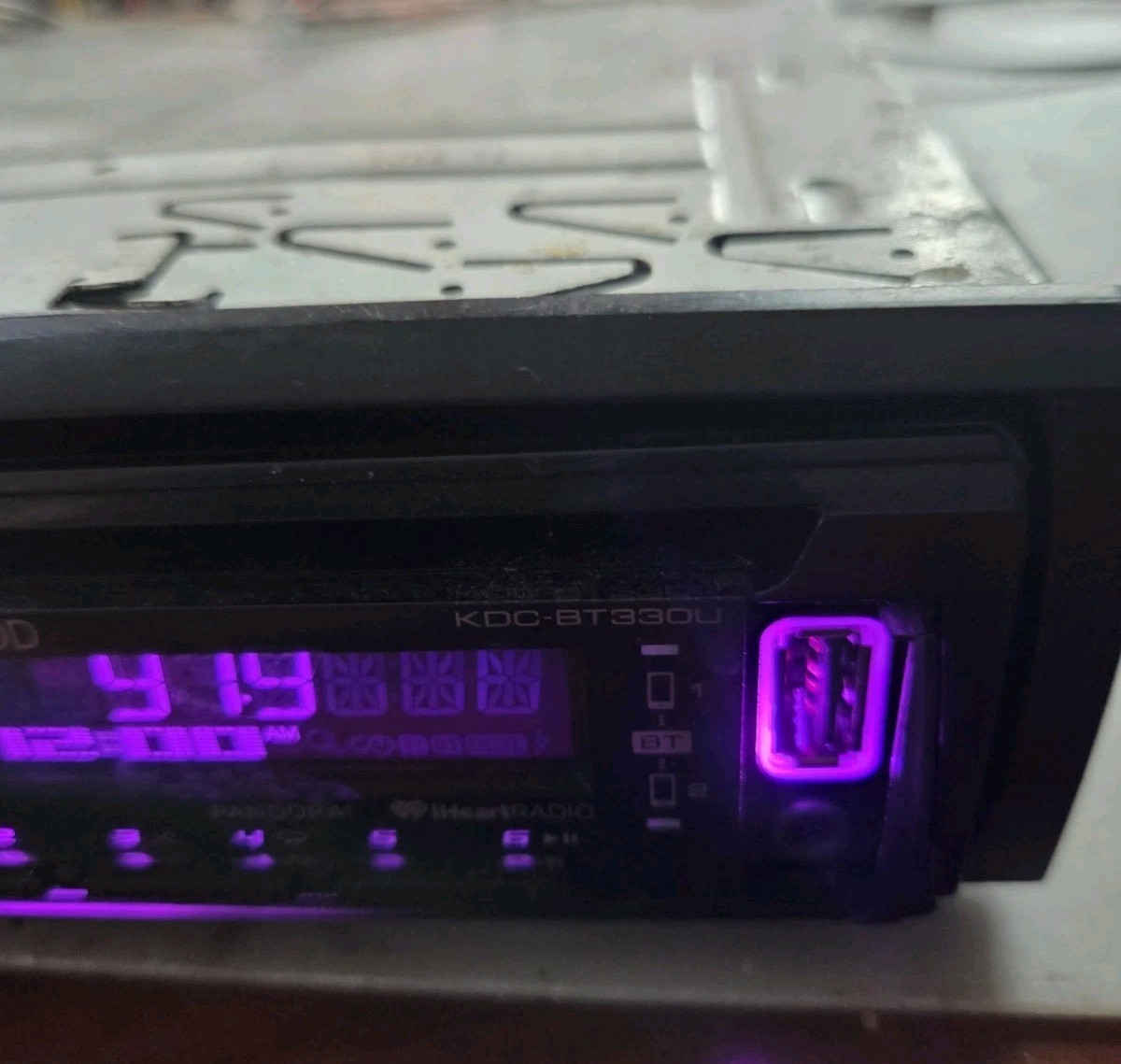 Kenwood KDC-BT330U Bluetooth 200w CD Player iPhone Android BT Tested ✅