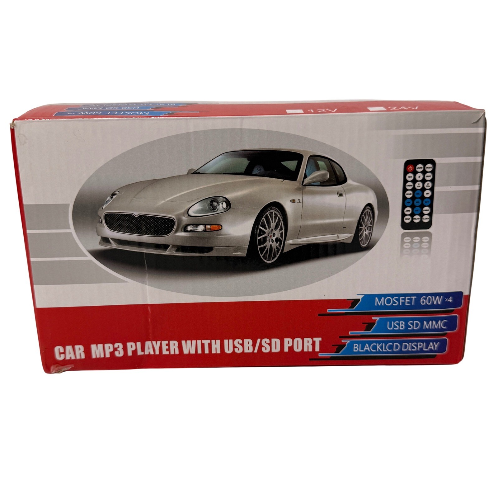 SX-5513 Car MP3 Player Bluetooth Single DIN Stereo Receiver USB SD AUX 60W x 4