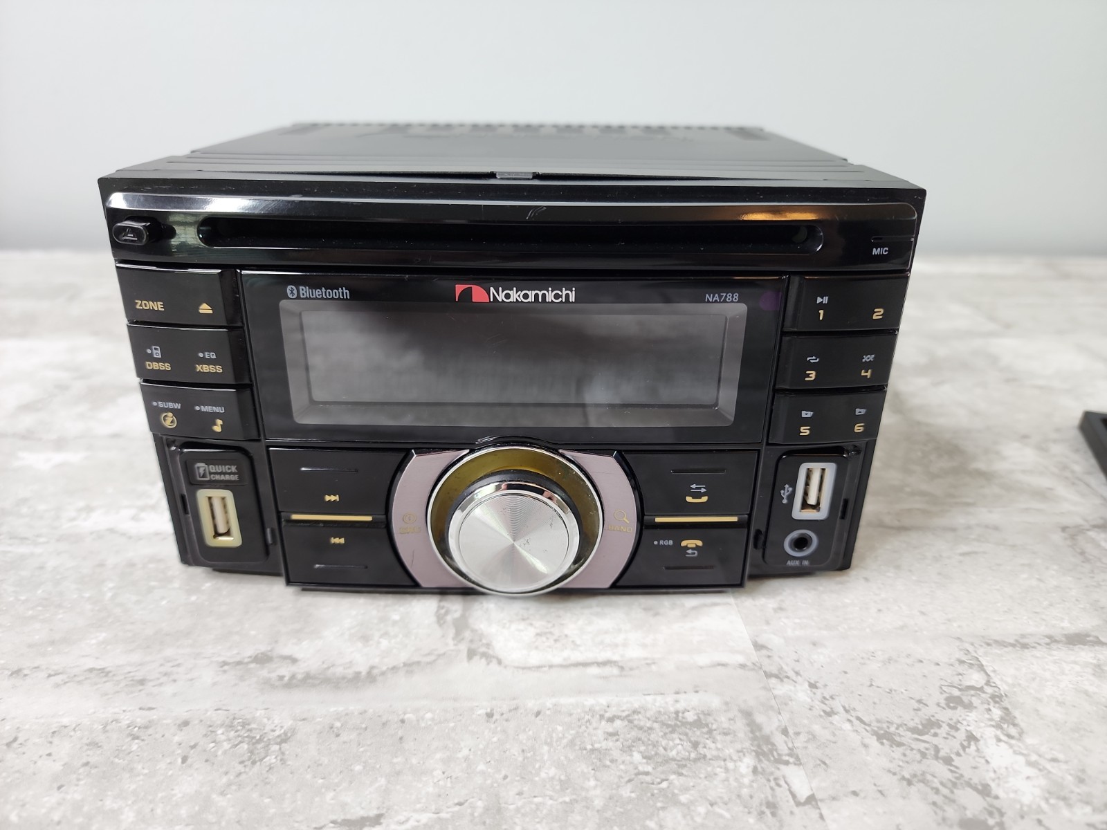 Nakamichi NA788 Double DIN CD MP3 Bluetooth USB SD AUX Car Stereo Receiver