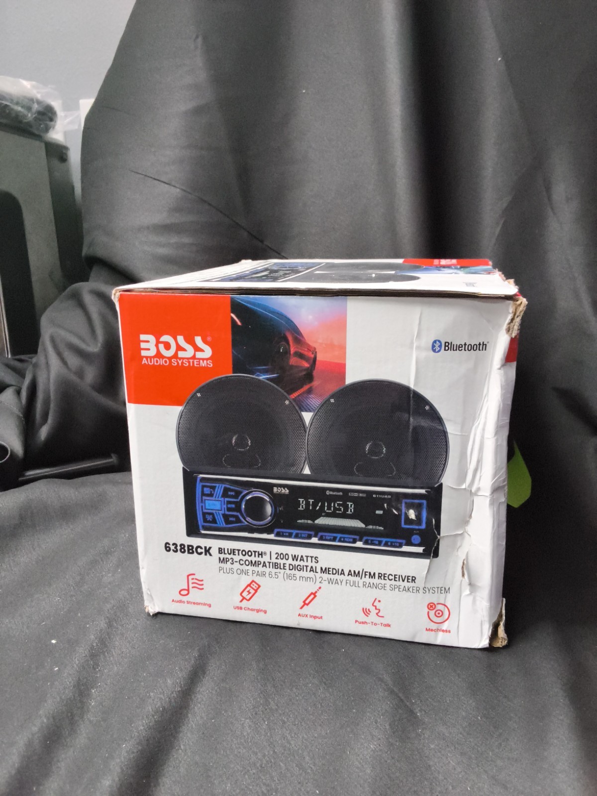 £Boss Audio 638BCK Single DIN Bluetooth Car Stereo- New /Damaged Box (G3)