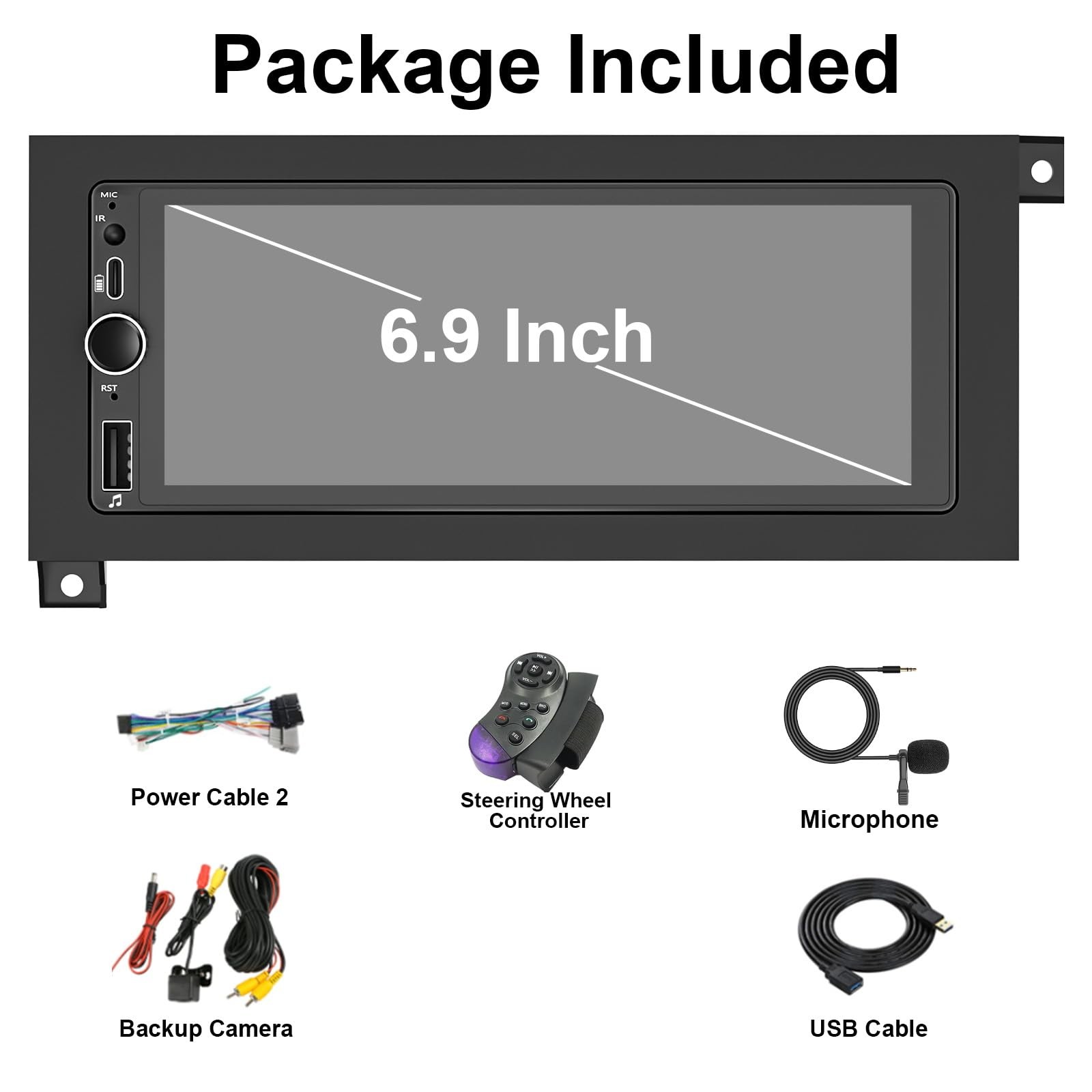 Car Radio Stereo for Dodge Ram Dakota Caravan – Wireless CarPlay & Android Auto