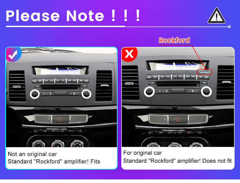 Auto Car Stereo Radio Dash Kit Carplay For Mitsubishi Lancer 2008-17 Android13